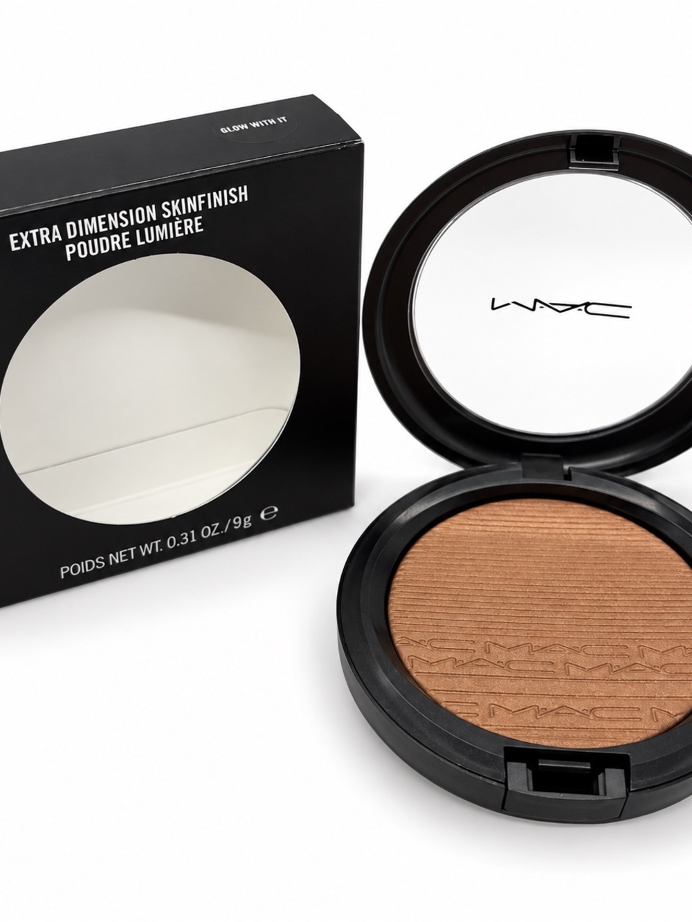 MAC Extra Dimension Skin Finish Highlighter Powder “Glow With It” 0.31 OZ/9g NEW